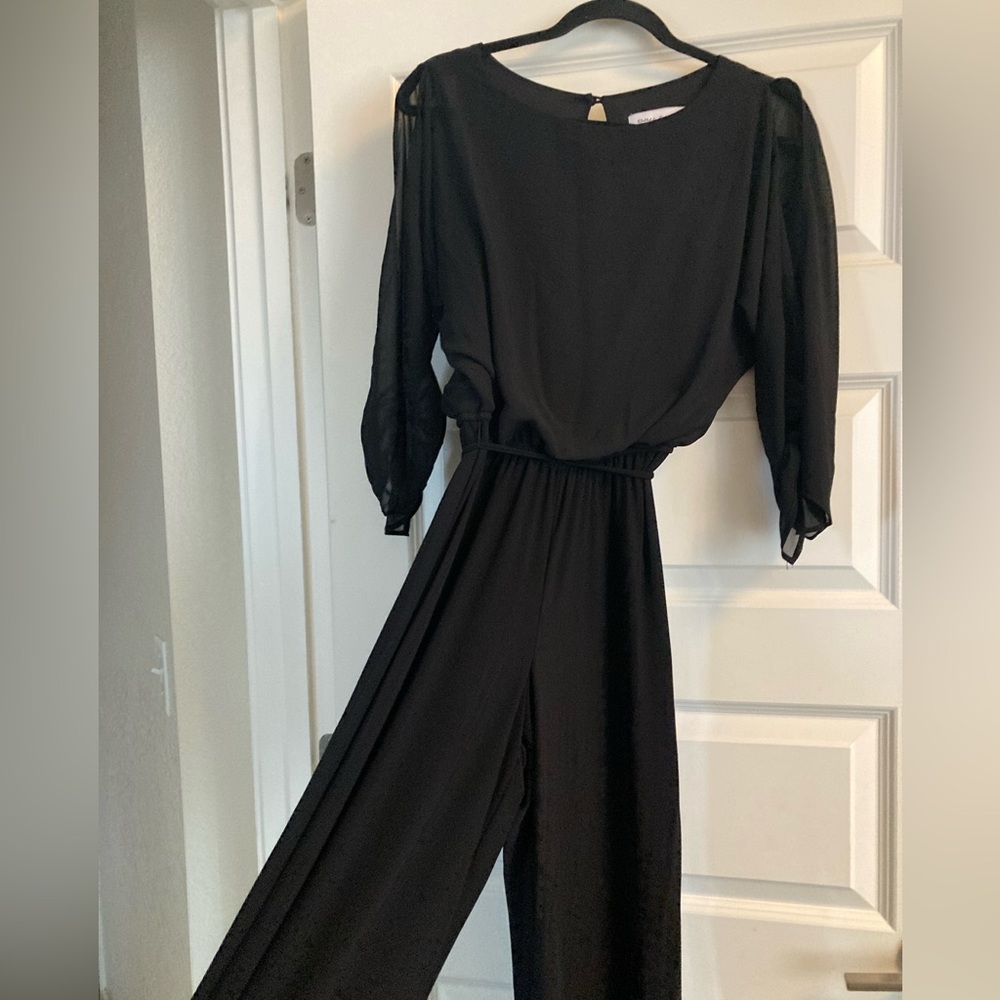 Black semi-formal jumpsuit